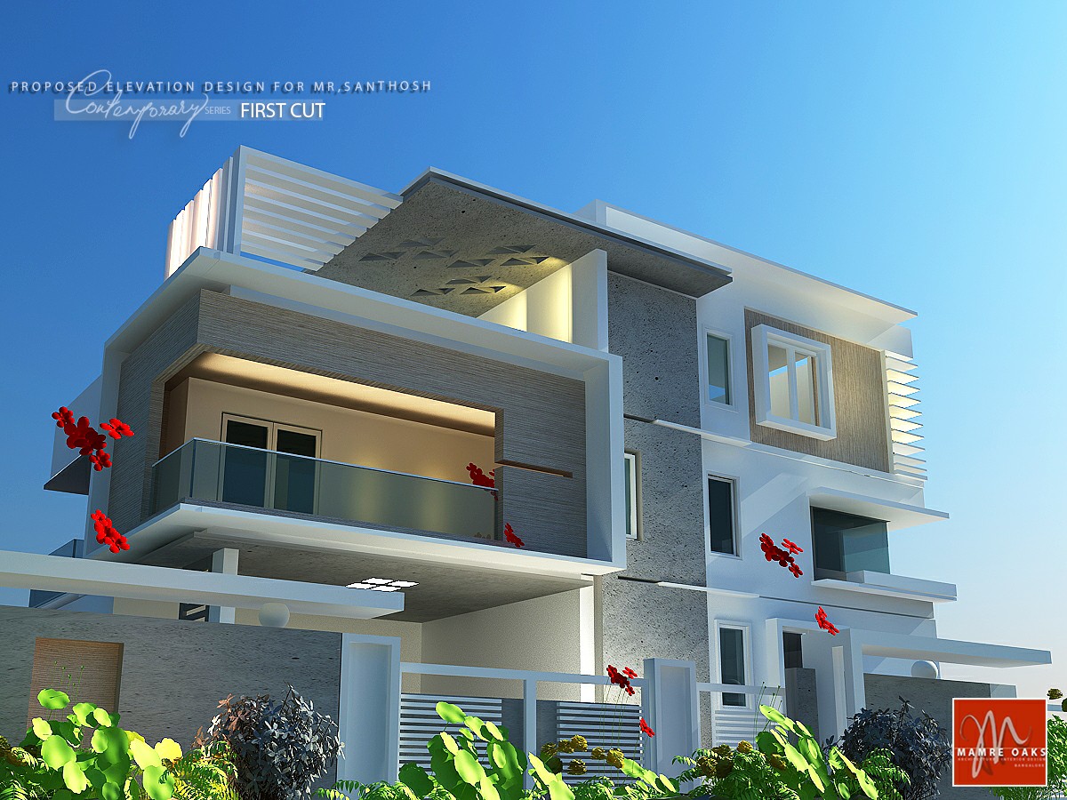 Coimbatore 3d elevation design | MamreOaks Architecture and Home ...
