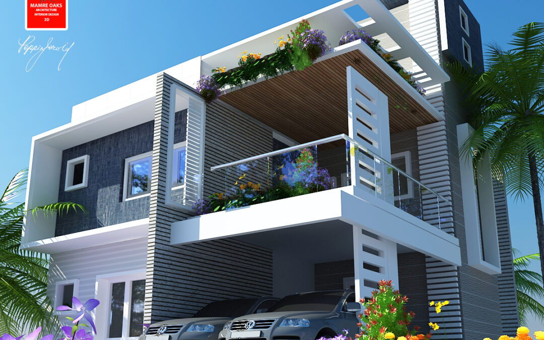The Proposed elevation design in Dehradun