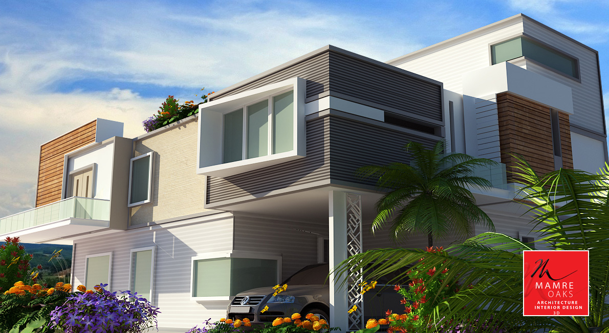 Front elevation design | Mamre Oaks 3d Architectural Design and